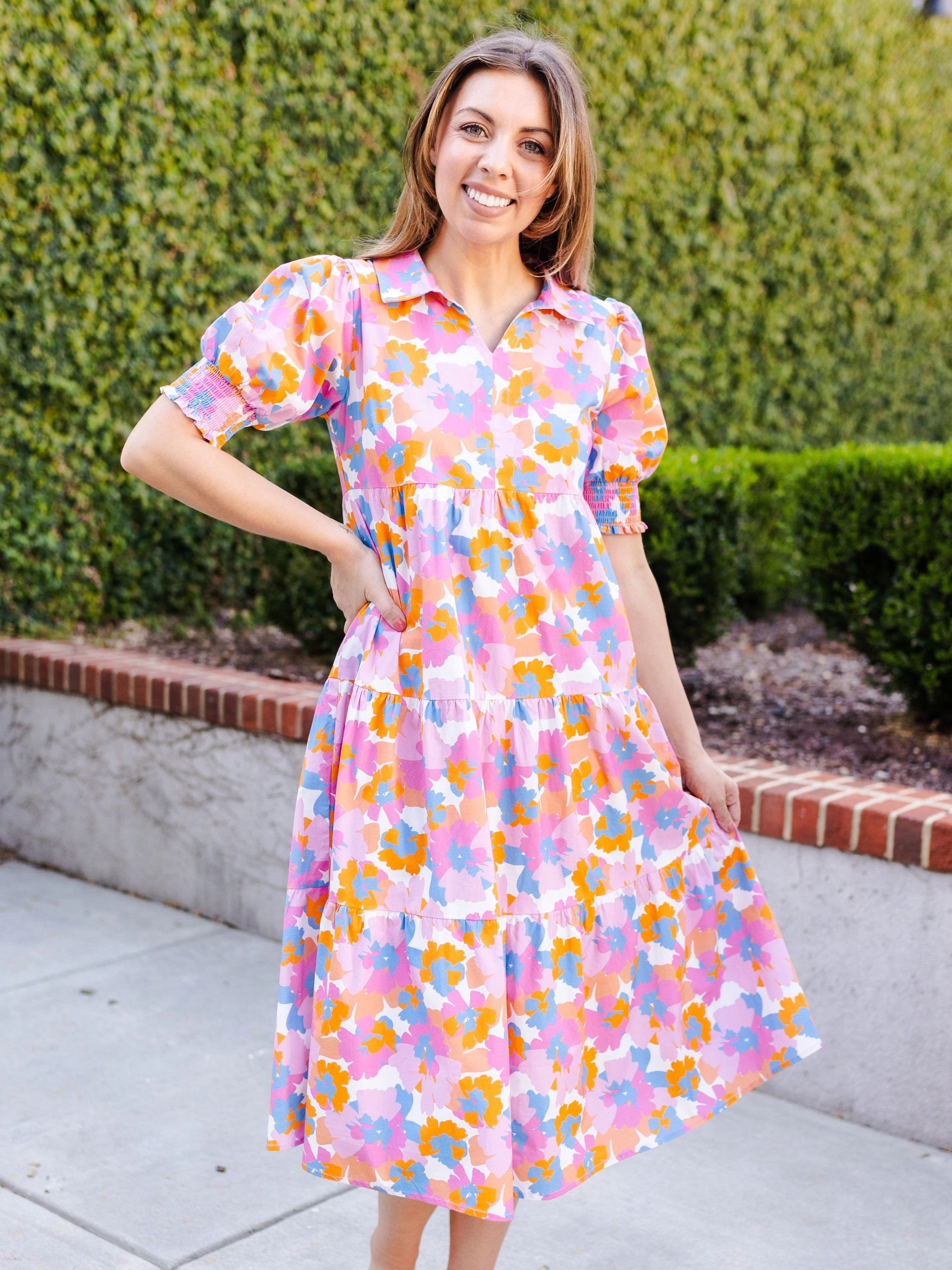 Molly Dress | Primrose Multi | Michelle McDowell