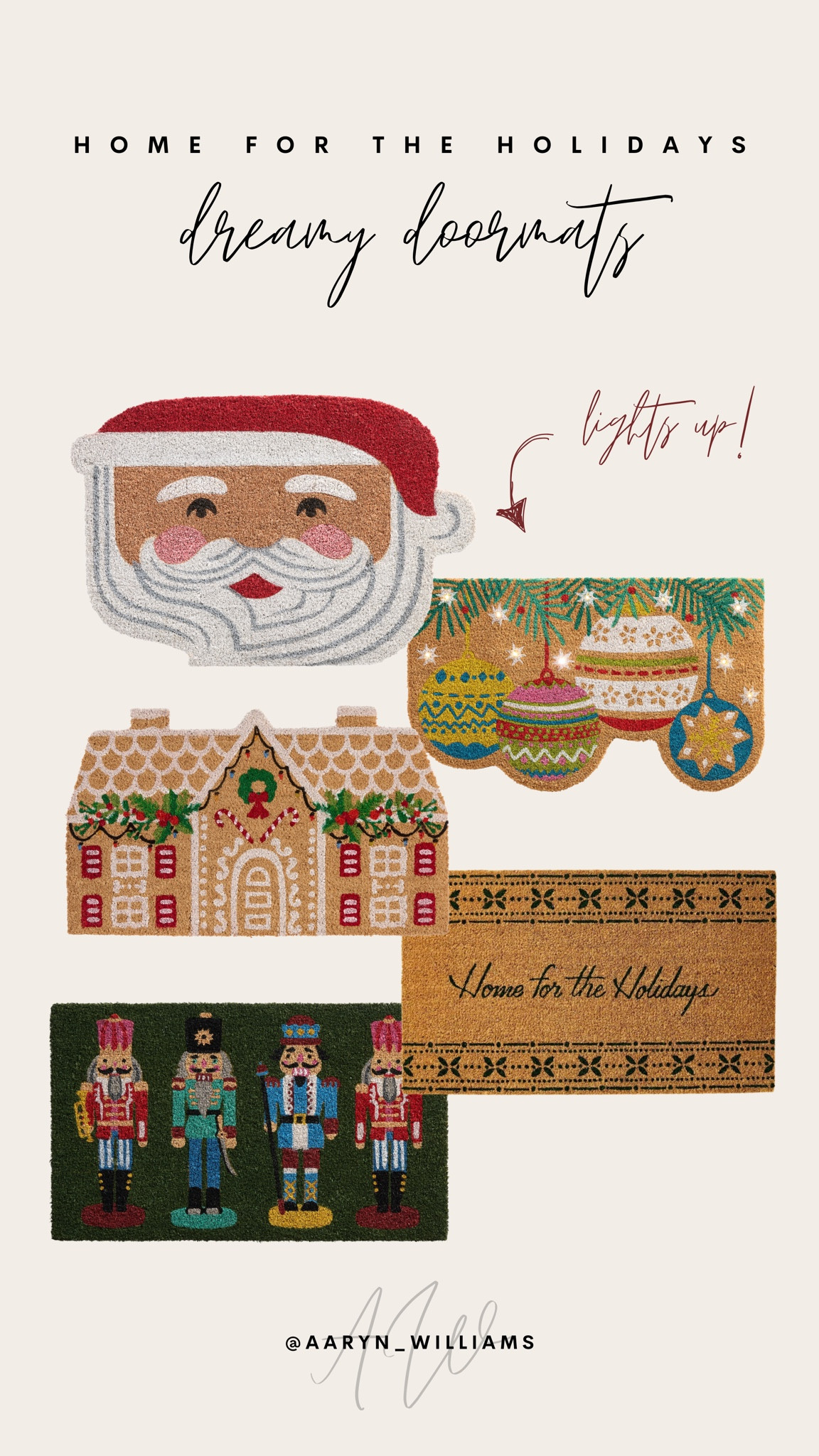 How fun are these Christmas doormats? I love the light up one! 🎄✨❄️ 

Holiday home decor, Christmas decor, home, winter home decorr

#LTKHome #LTKHoliday #LTKSeasonal