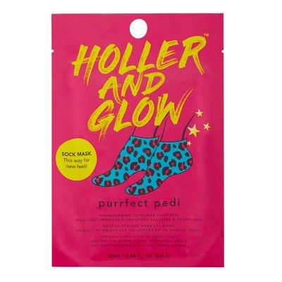 Holler and Glow Purrfect Pedi Body Mask - .68 fl oz | Target
