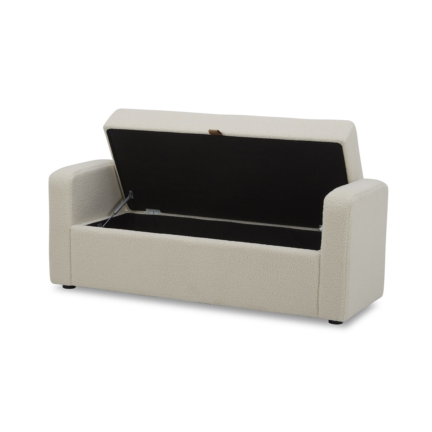 Better Homes & Gardens Springwood Storage Bench, Cream | Walmart (US)