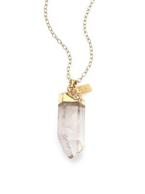 Carley Gray Quartz Necklace | Saks Fifth Avenue (CA)