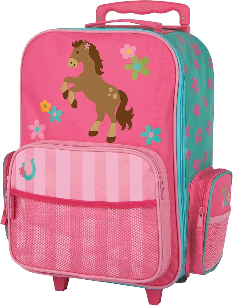 Stephen Joseph Kids Classic Rolling Luggage, Girl Horse, One Size | Amazon (US)