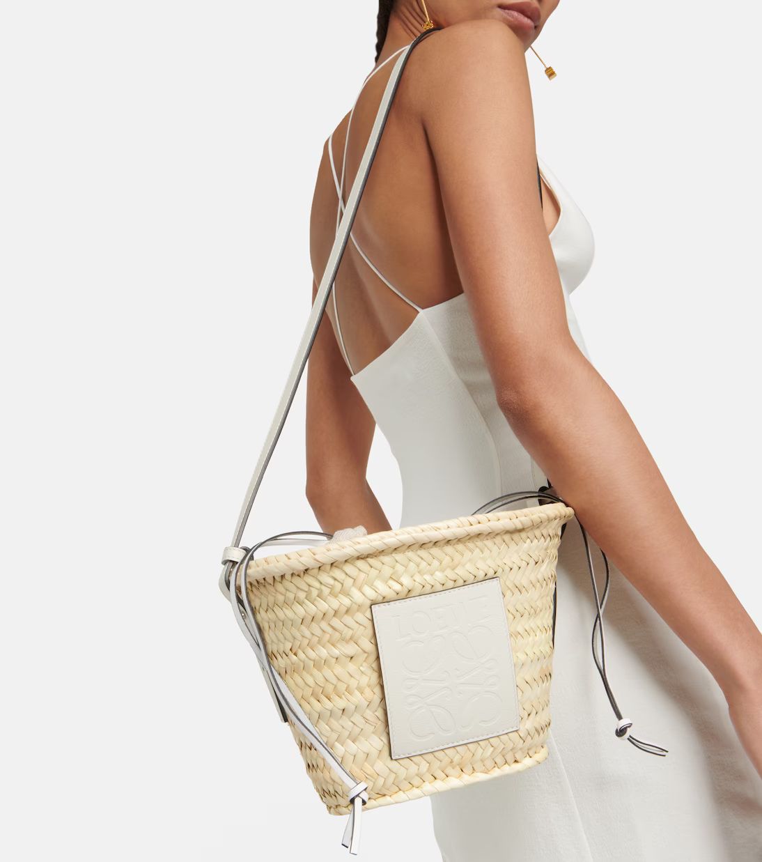 Paula's Ibiza Anagram woven shoulder bag | Mytheresa (US/CA)