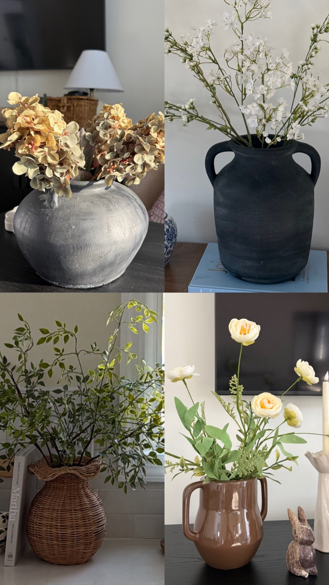 Spring florals & vases 🌷