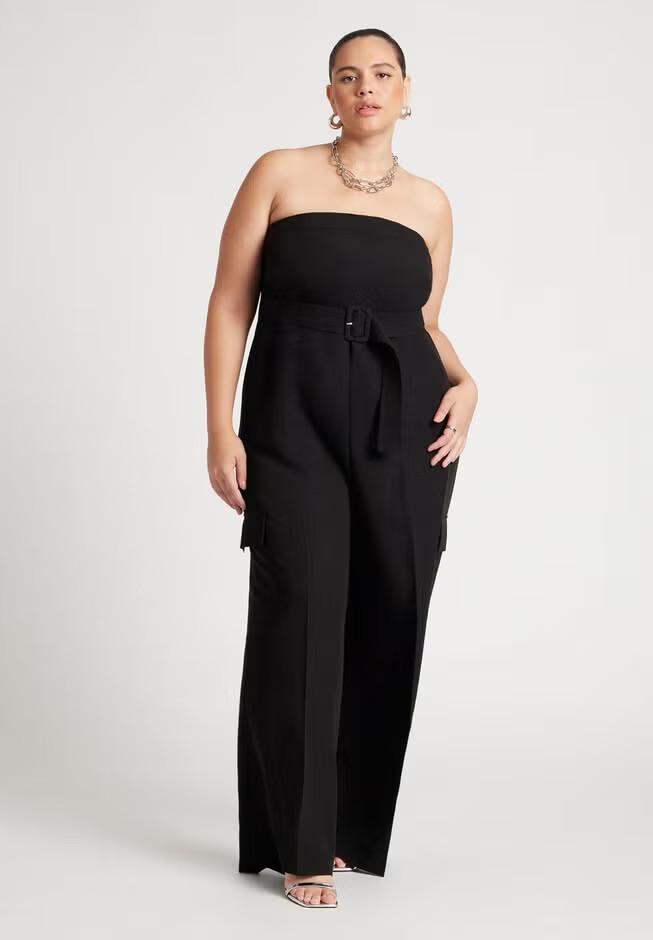 Belted Jumpsuit | Eloquii