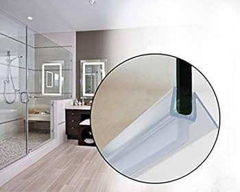 2-Pack Butecare Frameless Shower Door Bottom Seal for Glass Doors – Stop Shower Leaks and Creat... | Amazon (US)