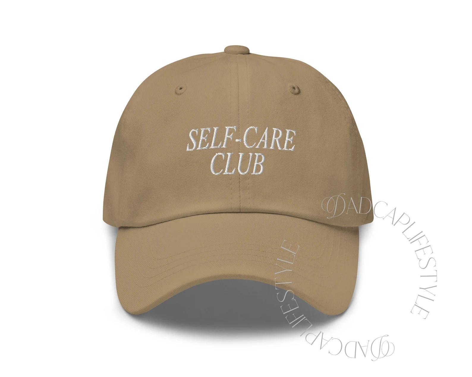 Self Care Club Dad Hat Embroidered Aesthetic Baseball Cap | Minimalist Self Love Mental Health Cl... | Etsy (US)