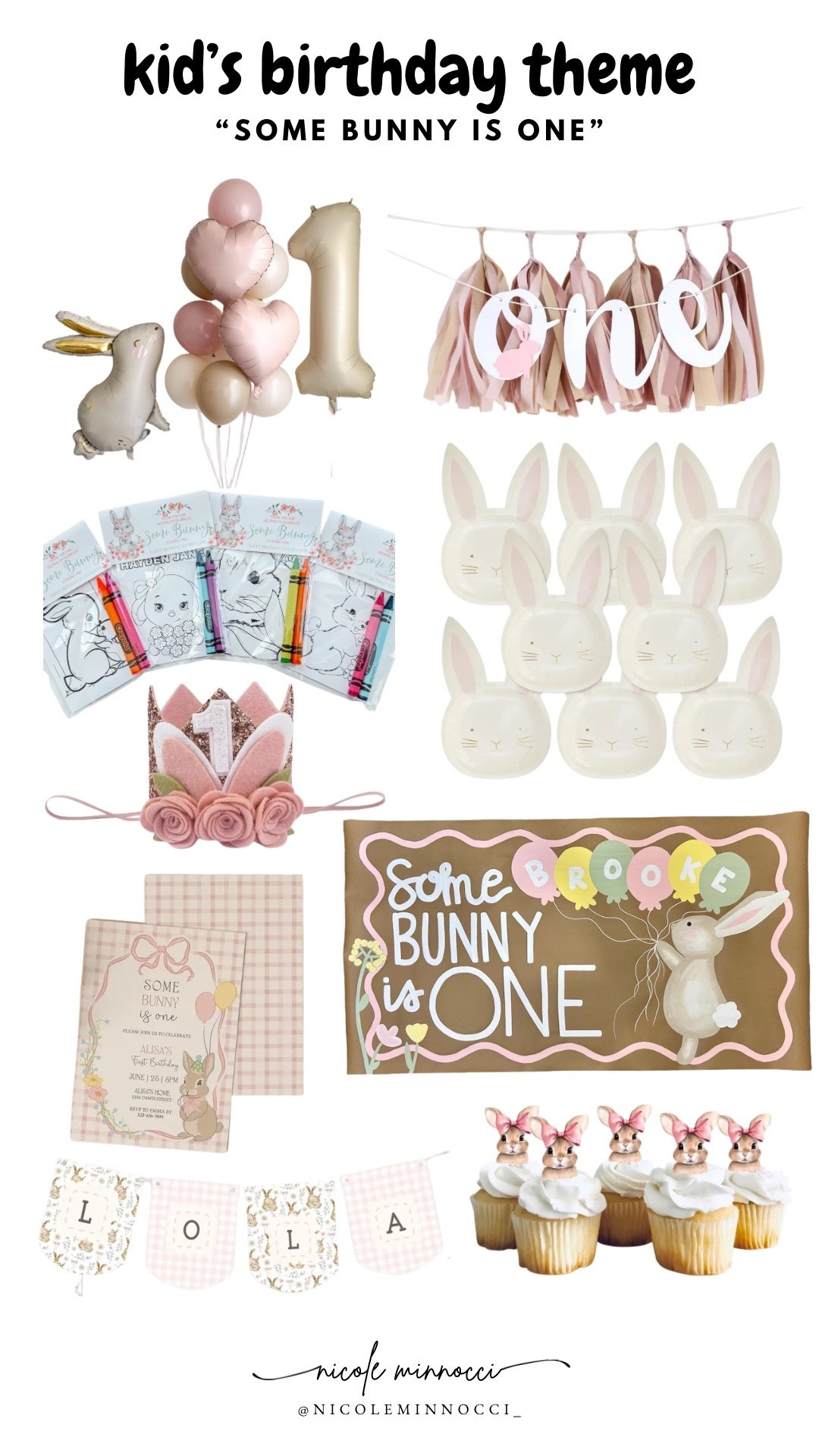Kid’s birthday themes- “some bunny is one”🐰🩷


First birthday, etsy finds, little girl birthday, spring birthday, birthday theme 

#LTKmomlife #LTKBaby #LTKKids