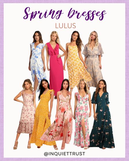 Check out this collection of chic yet simple spring dresses!

#mididress #maxidress #springstyle #outfitidea #floraldress

#LTKstyletip #LTKFind #LTKunder100
