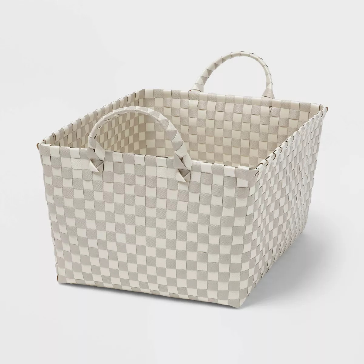 Woven Plastic Basket Large - Brightroom™ | Target