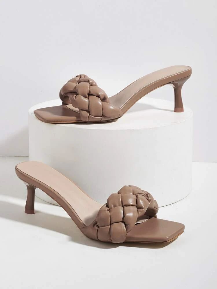 Braided Design Sandal Mules | SHEIN