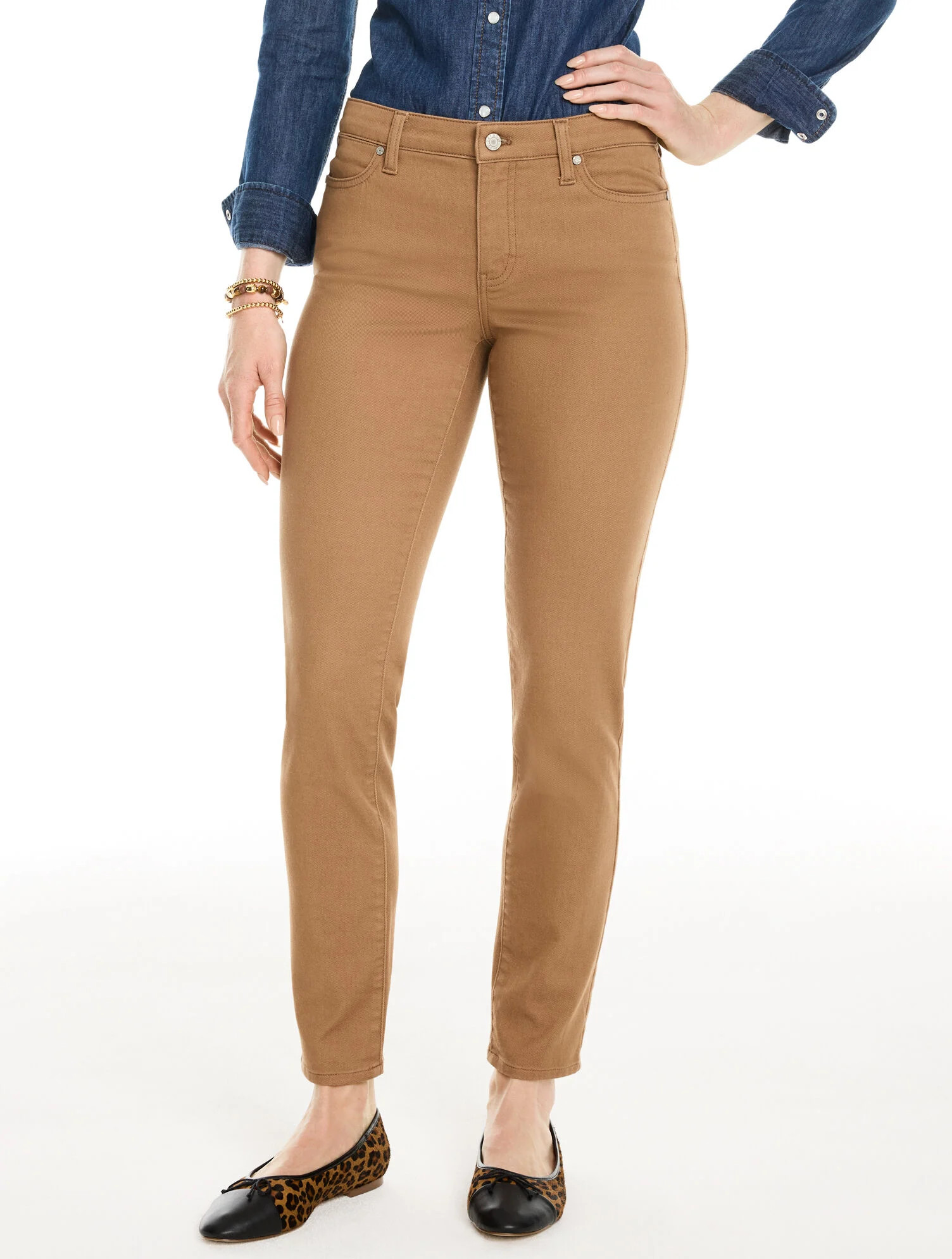Slim Ankle Jeans - Solids | Talbots