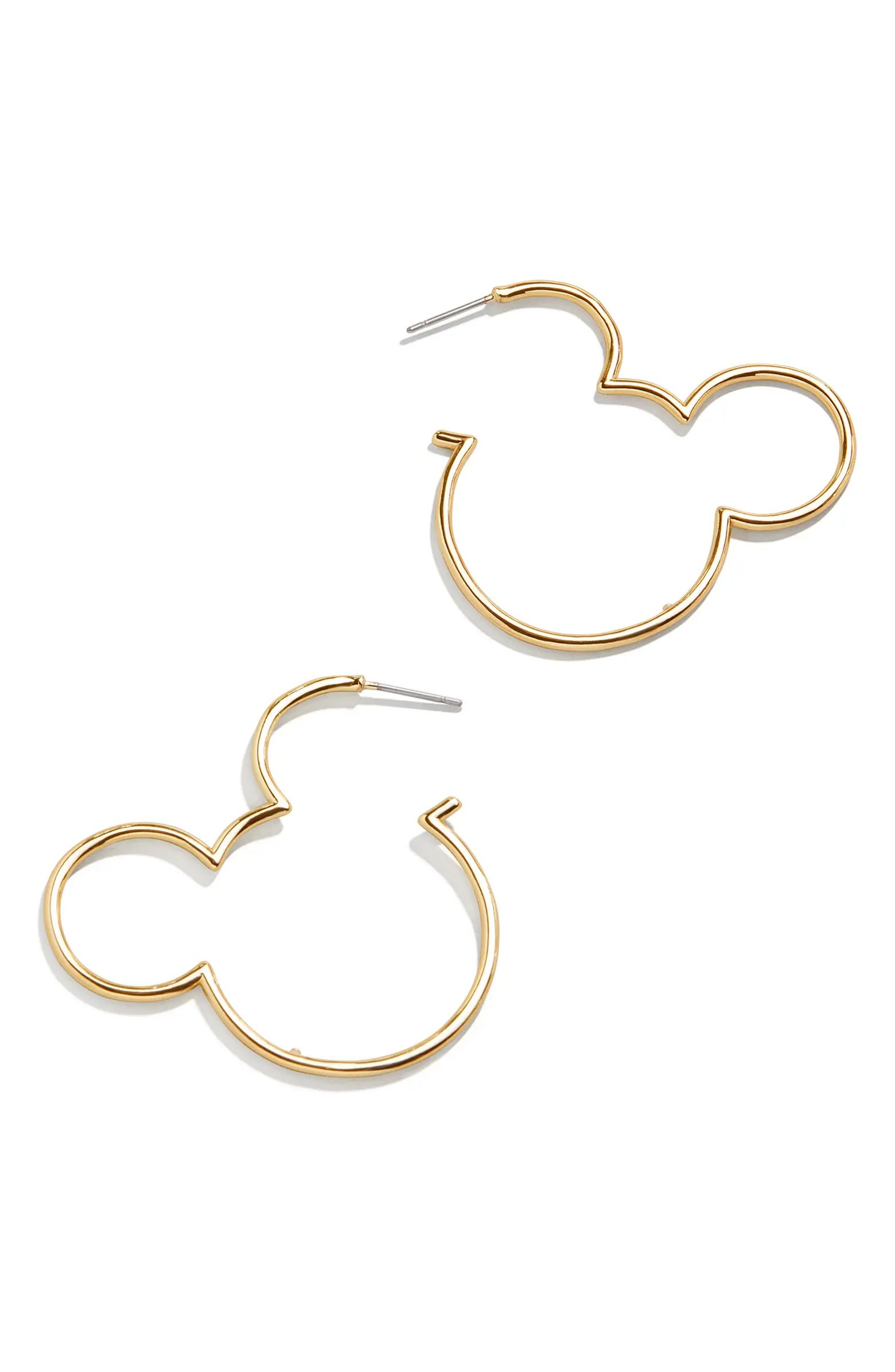 x Disney Mickey Hoop Earrings | Nordstrom