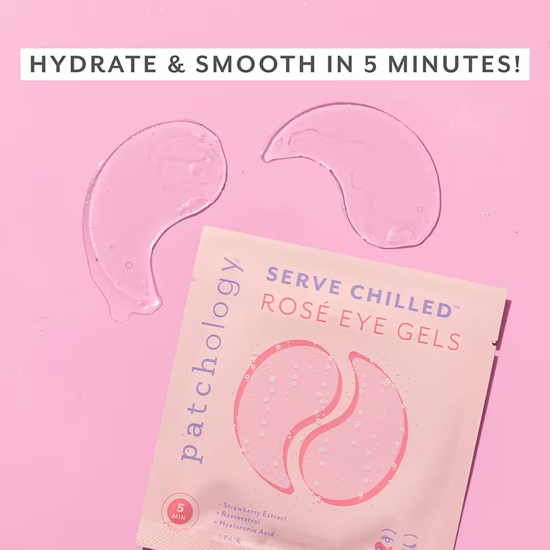 Serve Chilled Rosé Hydrating Eye Gels | Ulta