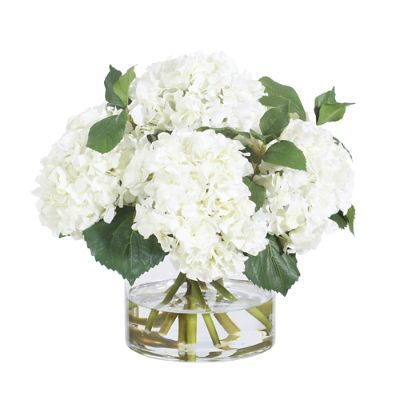 White Hydrangea Vase | Frontgate | Frontgate