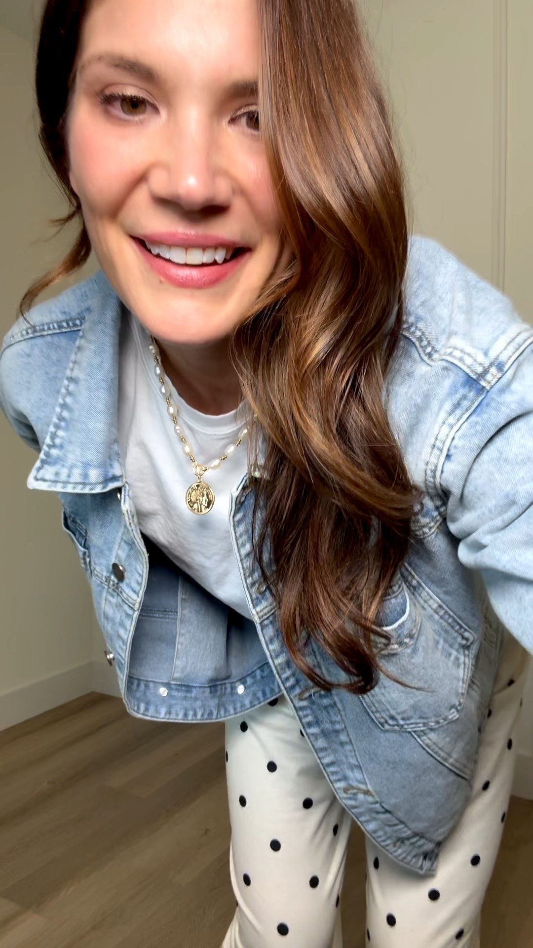 The cutest lounge pants for spring! The polka dots are so cute and trendy. I love that you're able to kind of dress the pants up with the right accessories. They also come in tall!
Tall girl approved pants lounge pants casual outfit jean jacket outfit spring trends Amazon finds Amazon fashion Stang and co

#LTKdayinmylife #LTKTall #LTKootd