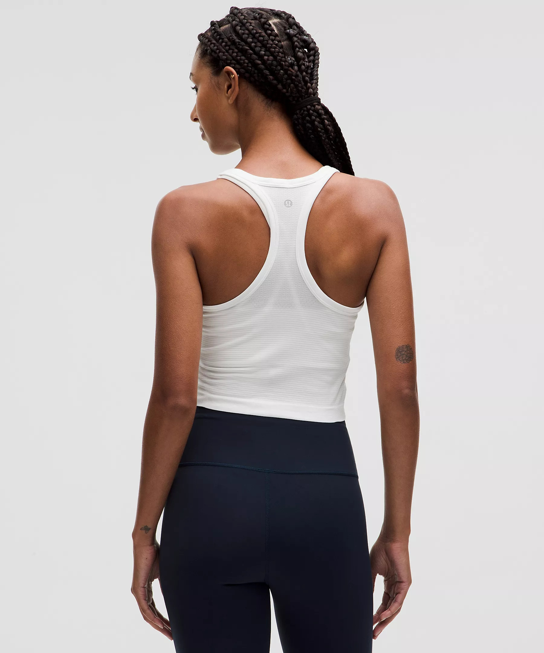 Swiftly Tech Cropped Racerback Tank Top 2.0 | Lululemon (US)