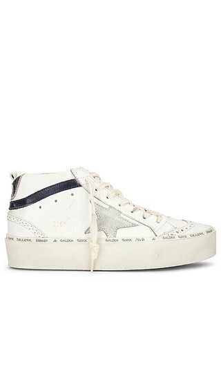 Hi Mid Star Sneaker in White, Ice, Blue, & Silver | Revolve Clothing (Global)