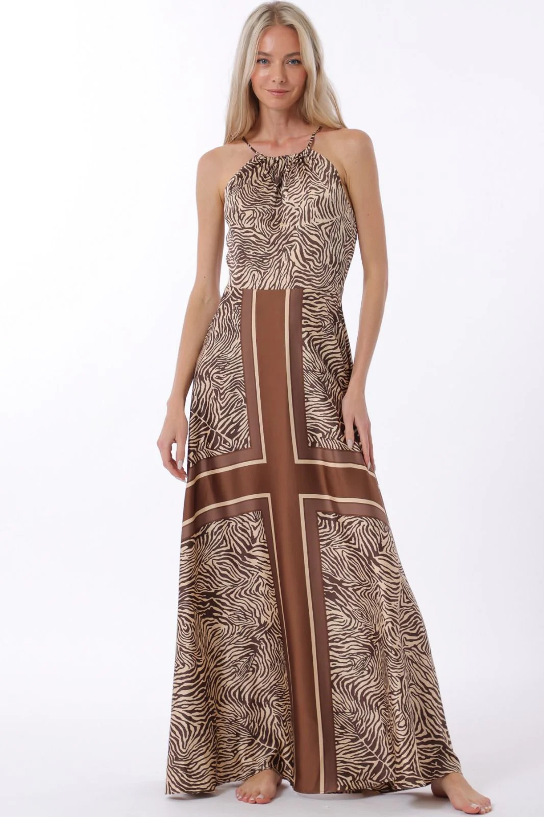 NEW!! "Own It" Satin Maxi Dress | Glitzy Bella