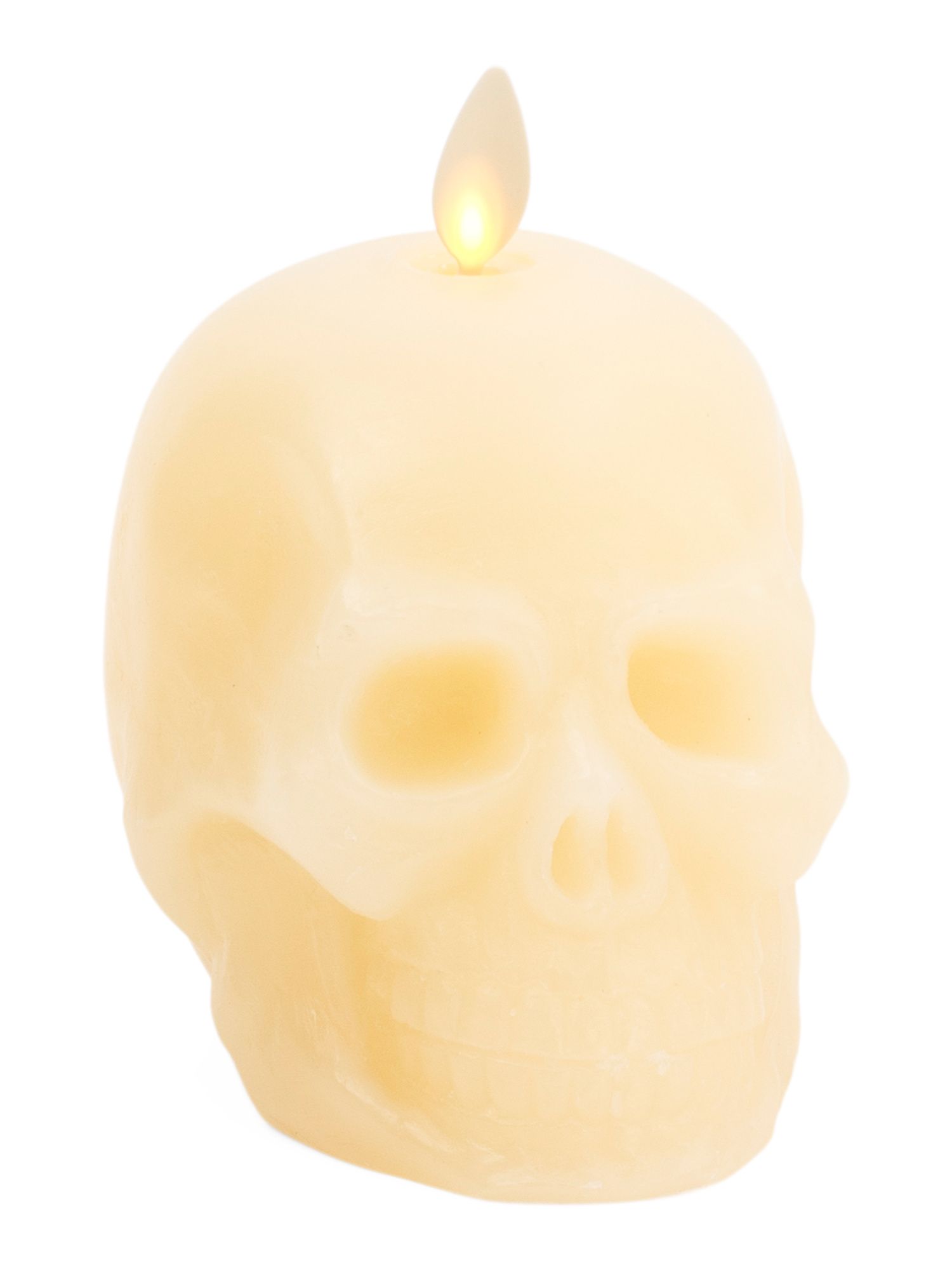 4x4 Small Flameless Skull Candle | TJ Maxx