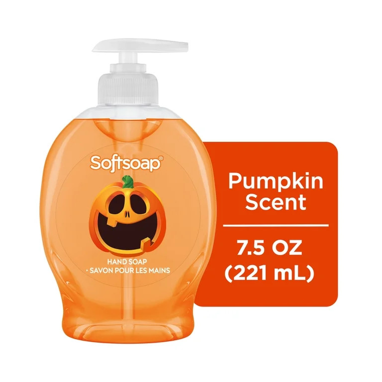 Softsoap Limited Edition Halloween Liquid Hand Soap Pump, Pumpkin Scent, 7.5 fl oz | Walmart (US)