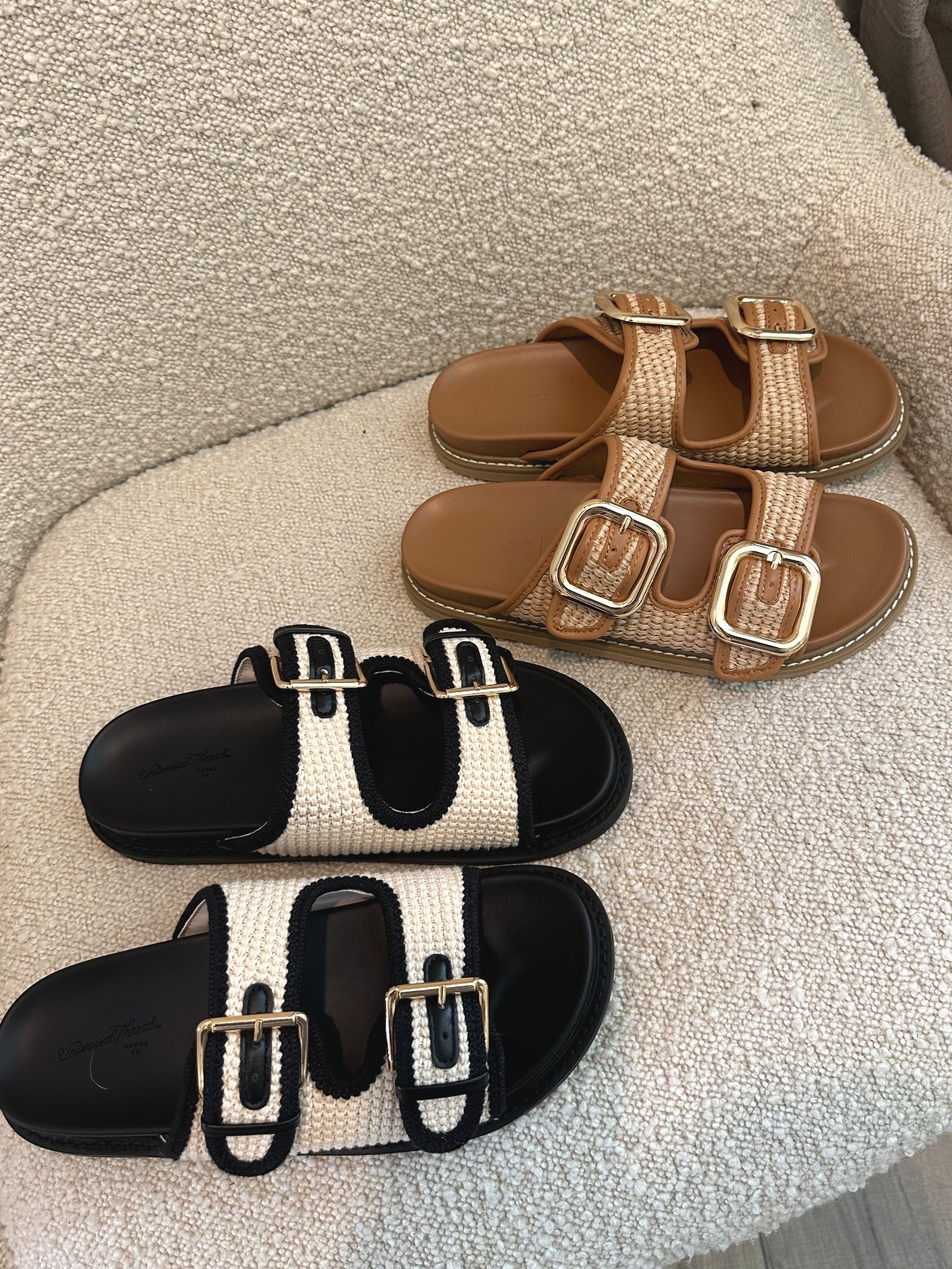 I have 3 pairs of these target sandals & they are so comfy/chic!! Perfect for spring/summer looks! 💕🌸☀️

#LTKShoeCrush #LTKStyleTip #LTKFindsUnder50