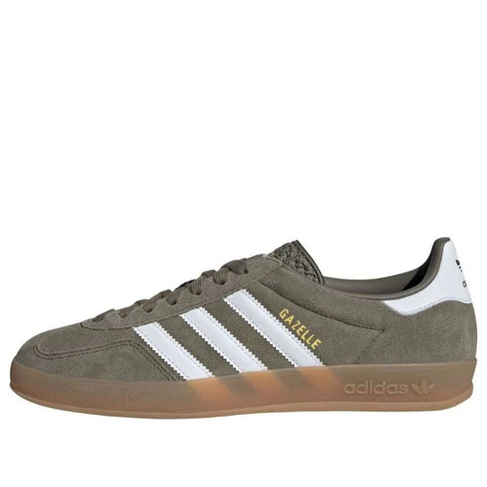 adidas Gazelle Indoor 'Olive Strata Cloud White' JQ0174 | KICKS CREW