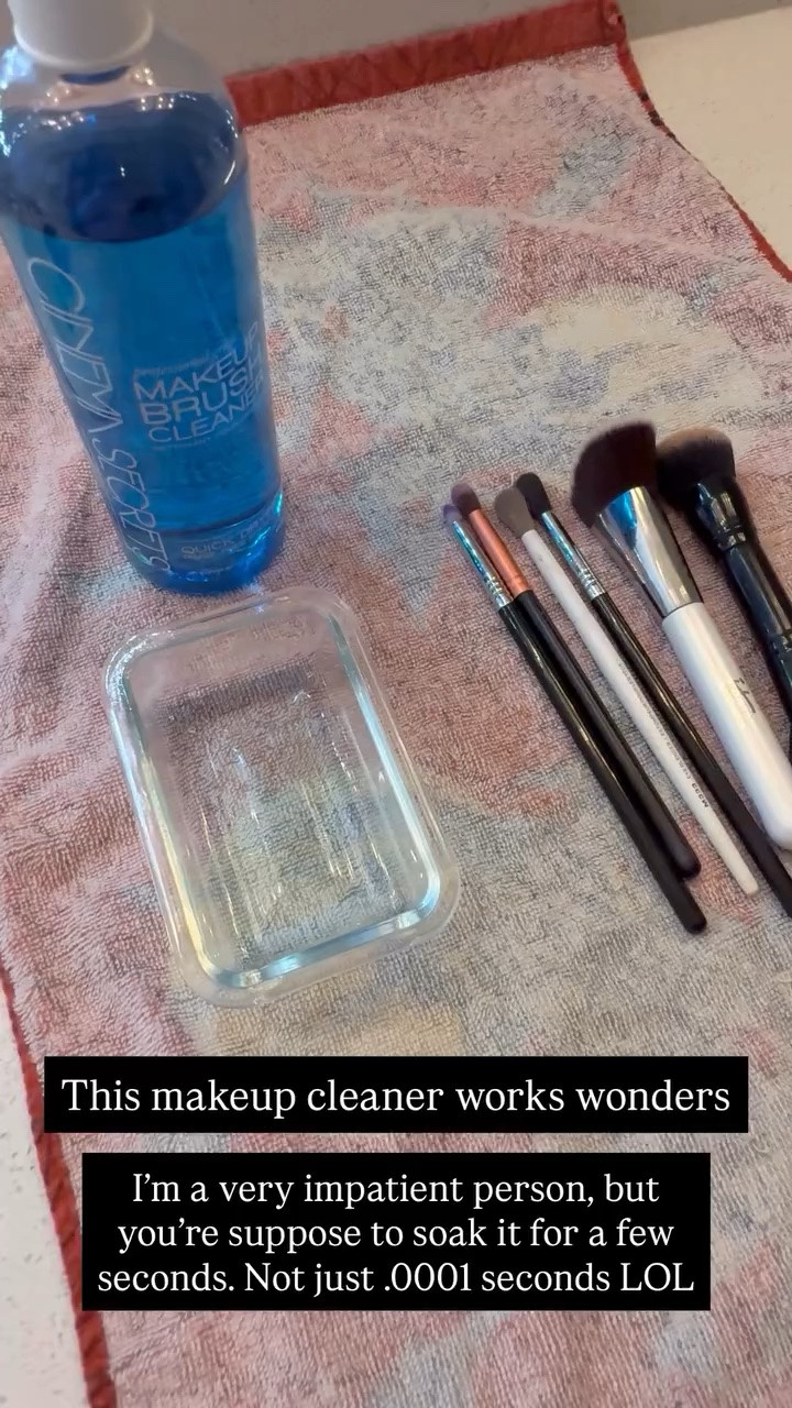 I’m a very impatient person, but you’re suppose to soak it for a few seconds. Not just .0001 seconds LOL This makeup cleaner works wonders

#LTKBeauty #LTKmomlife #LTKselfcare
