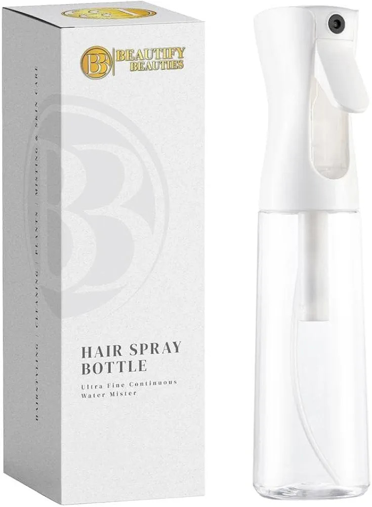 BeautifyBeauties Spray Bottle For Hair – Continuous Mister Spray Bottle for Hairstyling, Cleani... | Amazon (US)