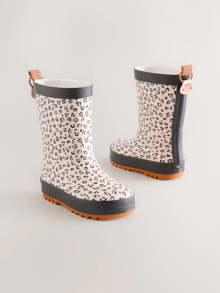 Neutral Leopard Wellies | Next US