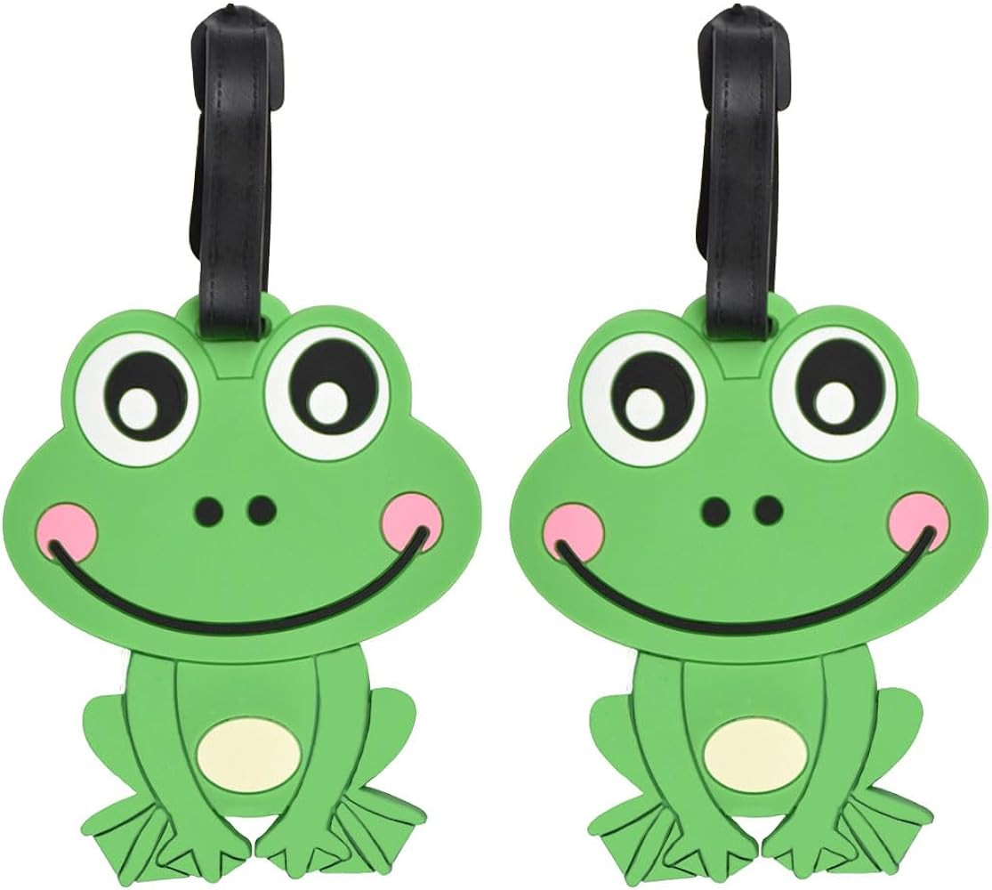 Animal Luggage Tags Cute Suitcase Labels (Set of 2) | Amazon (US)