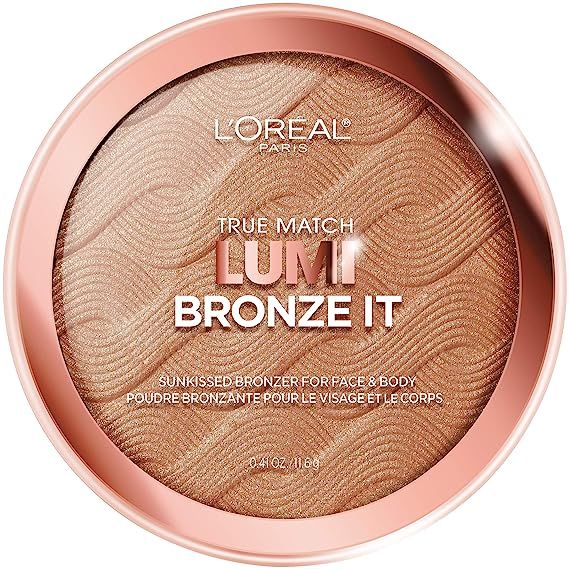 L'Oreal Paris Cosmetics True Match Lumi Bronze It Bronzer For Face And Body, Medium, 0.41 Fluid O... | Amazon (US)