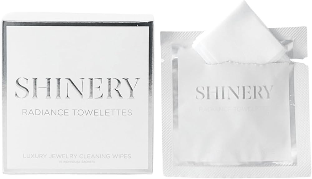 Radiance Towelettes Jewelry Cleaning Wipes - No Rinse Travel Jewelry Cleaner Safe All Gemstones P... | Amazon (US)