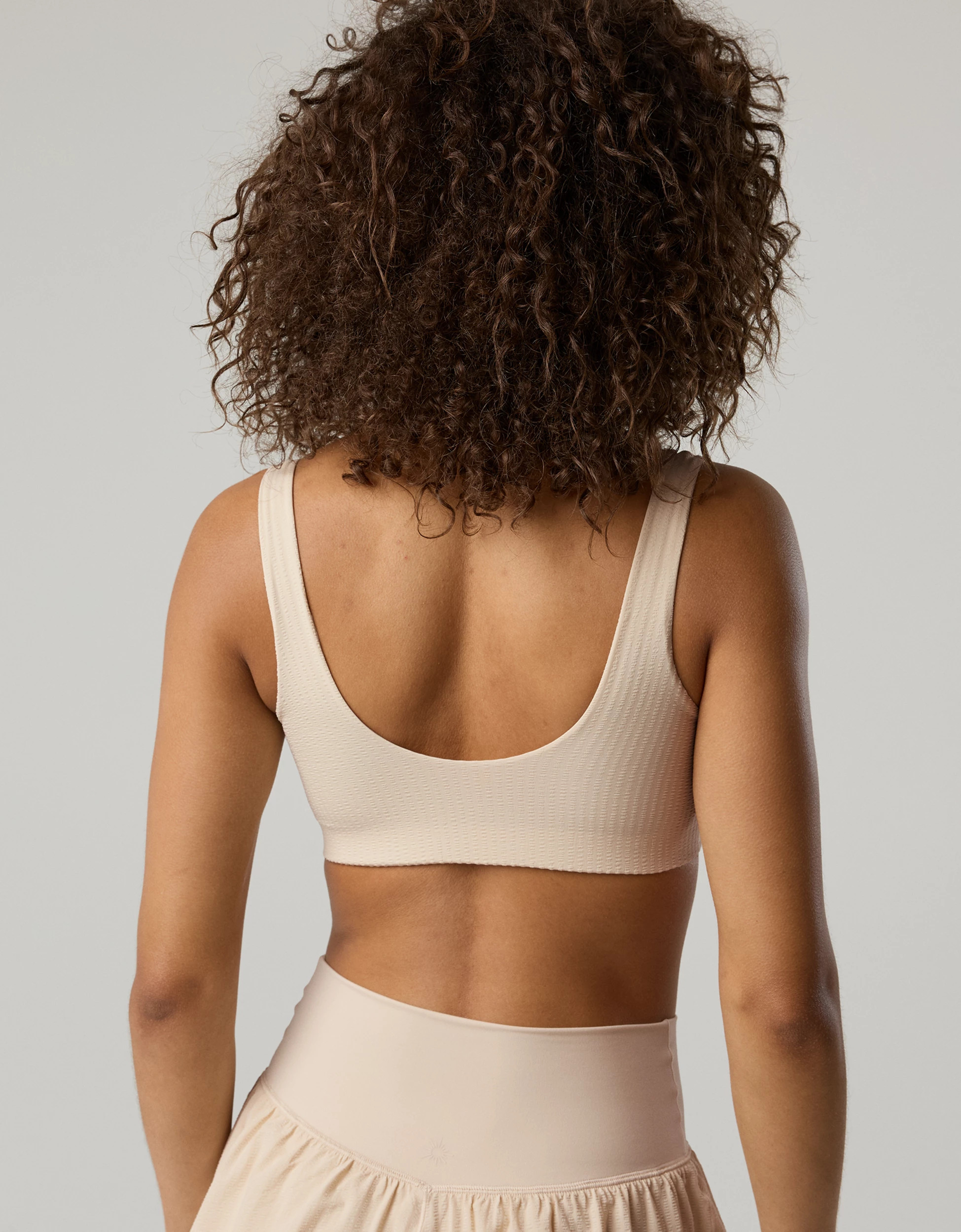 OFFLINE By Aerie Seersucker Classic Sports Bra | Aerie