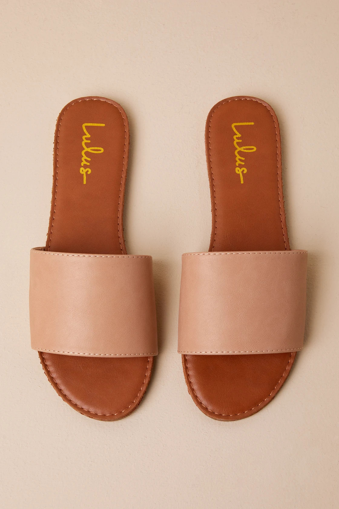 Addison Natural Slide Sandals | Lulus