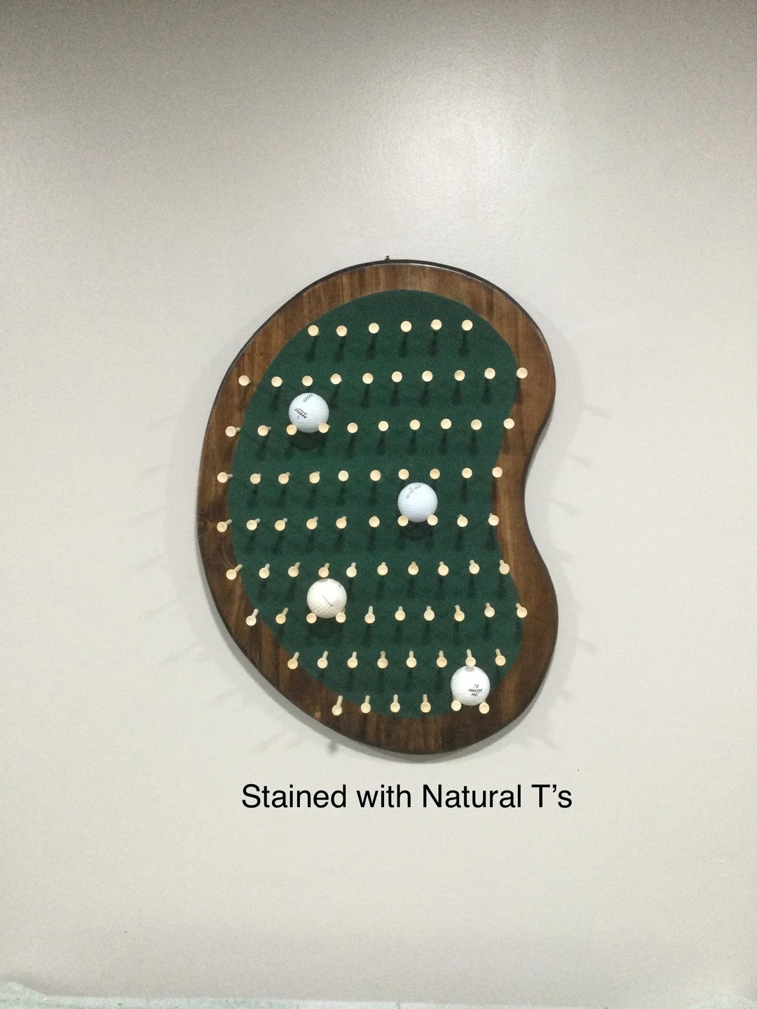 Putting Green shaped golf ball display | Etsy (US)