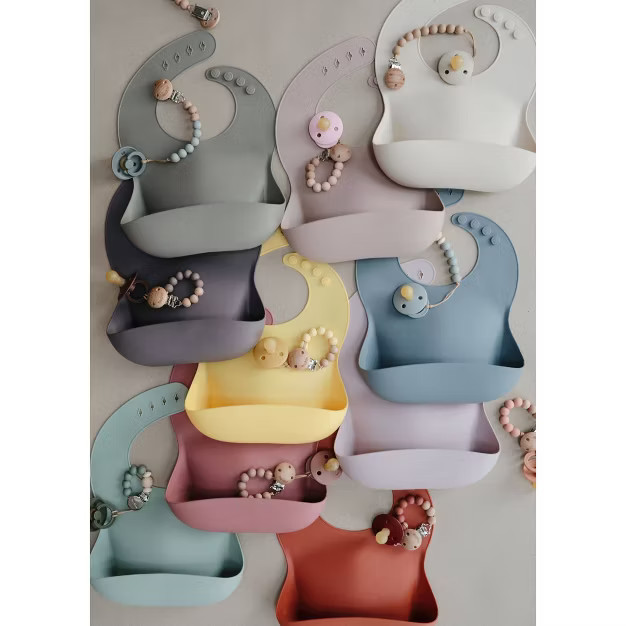 Mushie Silicone Baby Bib | Target