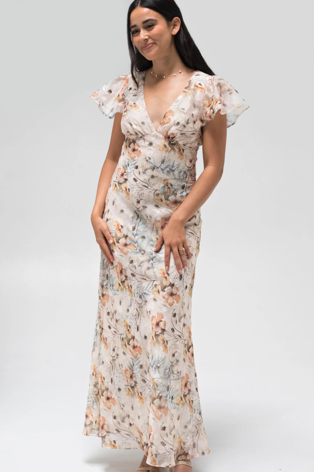 Stella Floral Maxi Dress | Morning Lavender