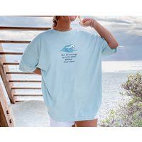 Summer Shirt Tee Ocean Wave T Funny Pun Beach Bum Sea T-Shirt Comfort Colors Oversized | Etsy (US)