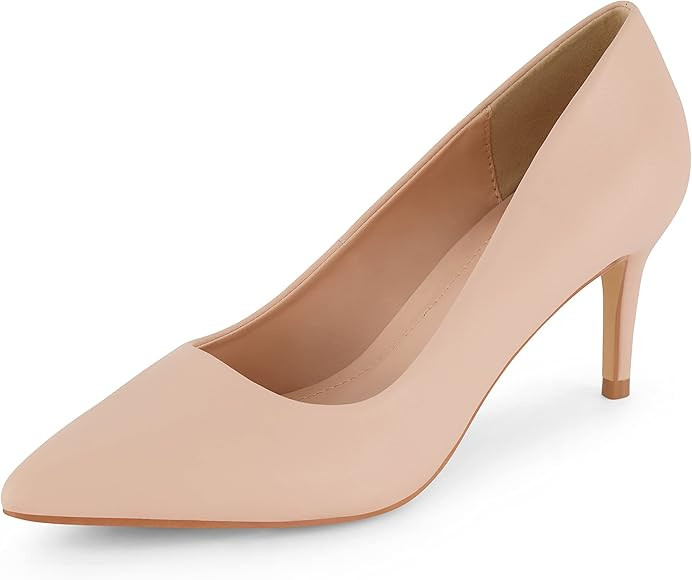CUSHIONAIRE Women's Preston Dress Pump +Memory Foam, Wide Widths Available | Amazon (US)