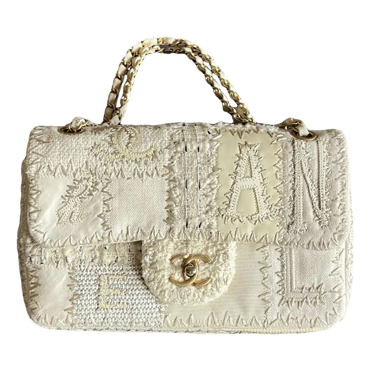 Chanel Handtaschen aus Tweed - Beige - 41193655 | Vestiaire Collective (Global)