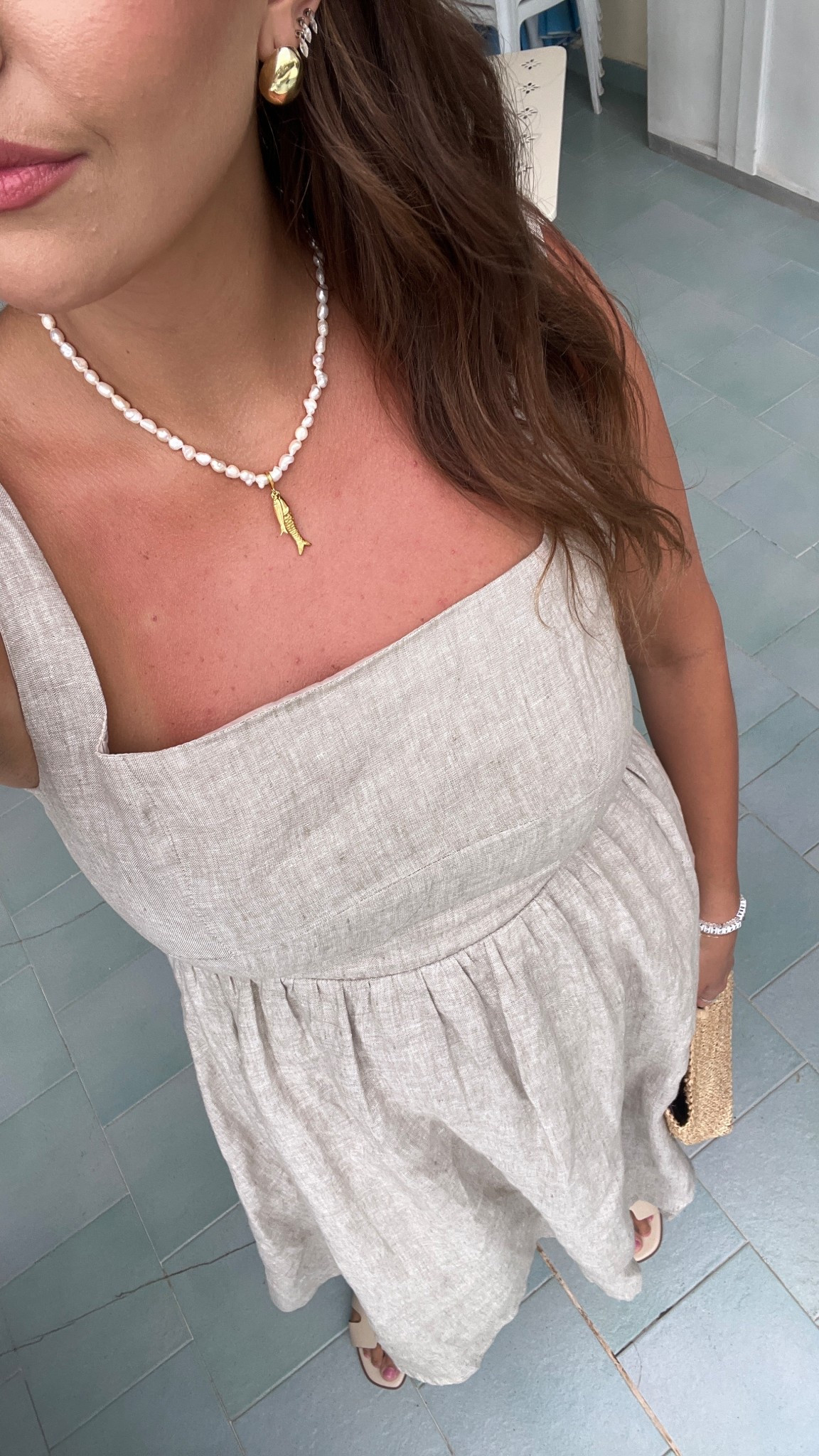 Linen dress outfit of the night with fish necklace 



Italy outfits | Italy vacation outfits | Italy summer outfits | outfits for Italy | Europe summer outfits | Positano | Amalfi coast outfits | vacation outfit | vacation outfits beach | vacation looks | 

#LTKStyleTip #LTKFindsUnder100 #LTKTravel