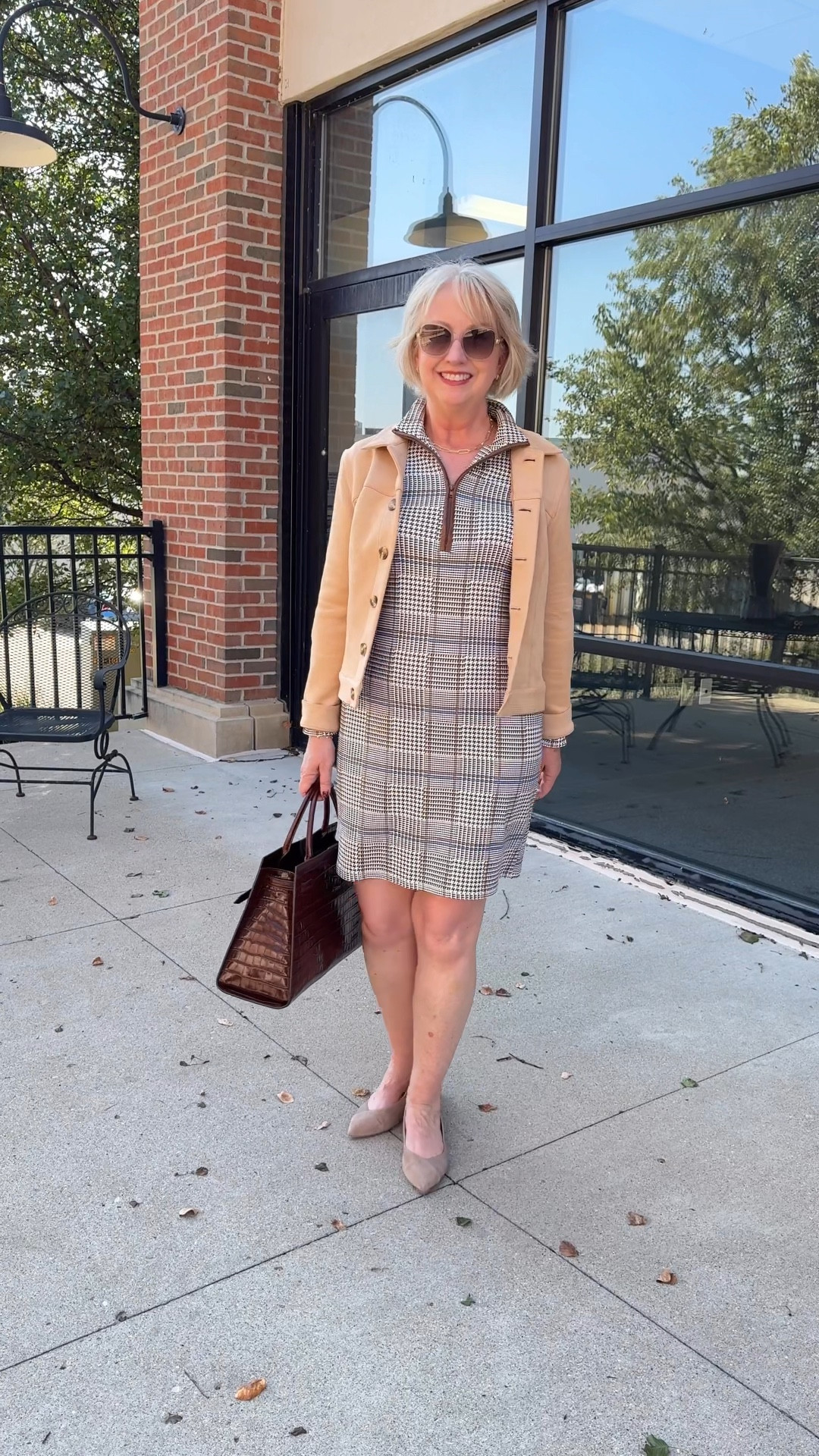 A few ways to wear this early fall dress by Jude Connally✨🍂

#LTKStyleTip #LTKMidsize #LTKOver40