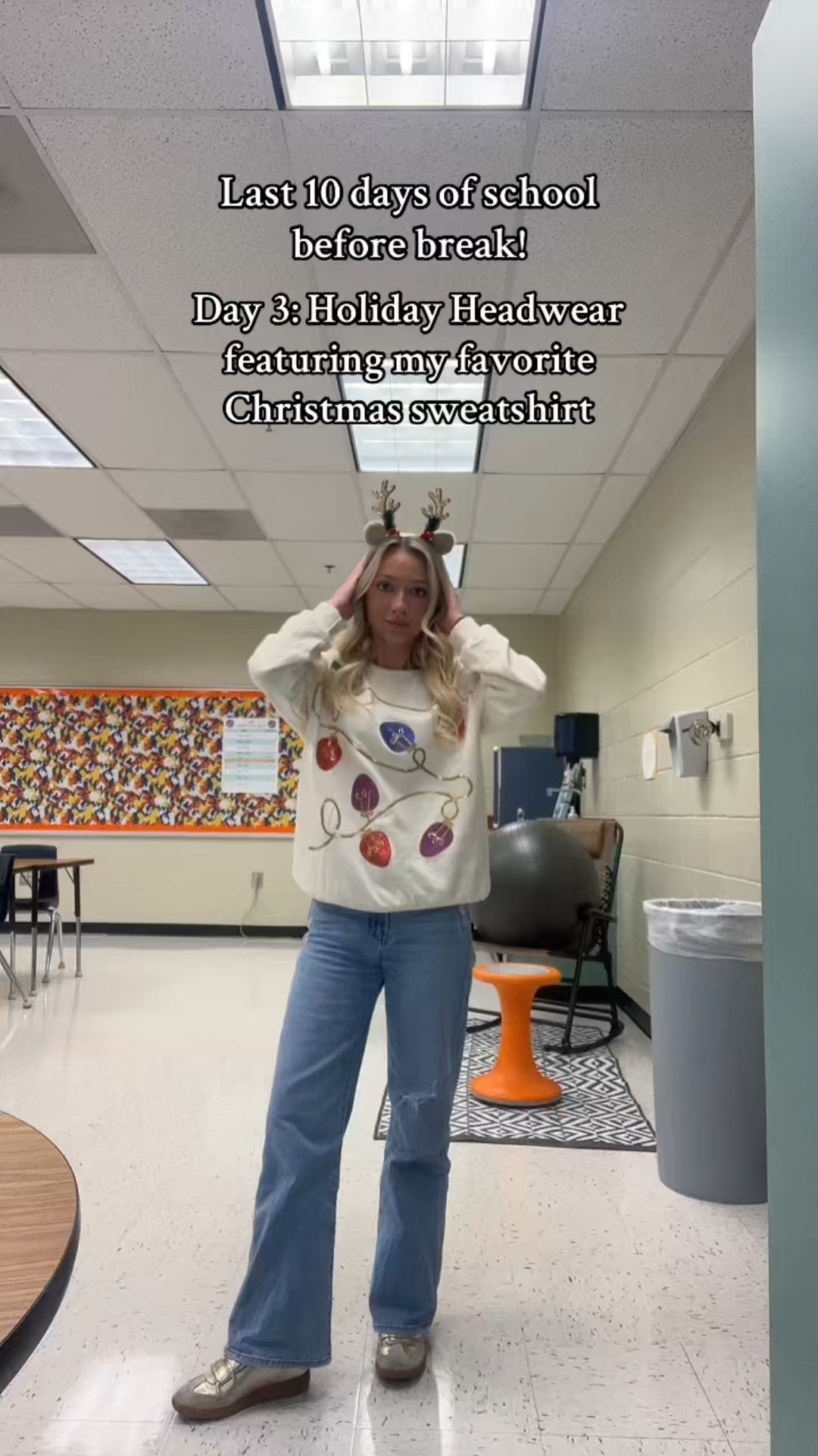 Last 10 days of school before break! Day 3: Holiday Headwear featuring the cutest Christmas sweater! #LTKteachers

#LTKWorkwear #LTKootd #LTKHoliday
