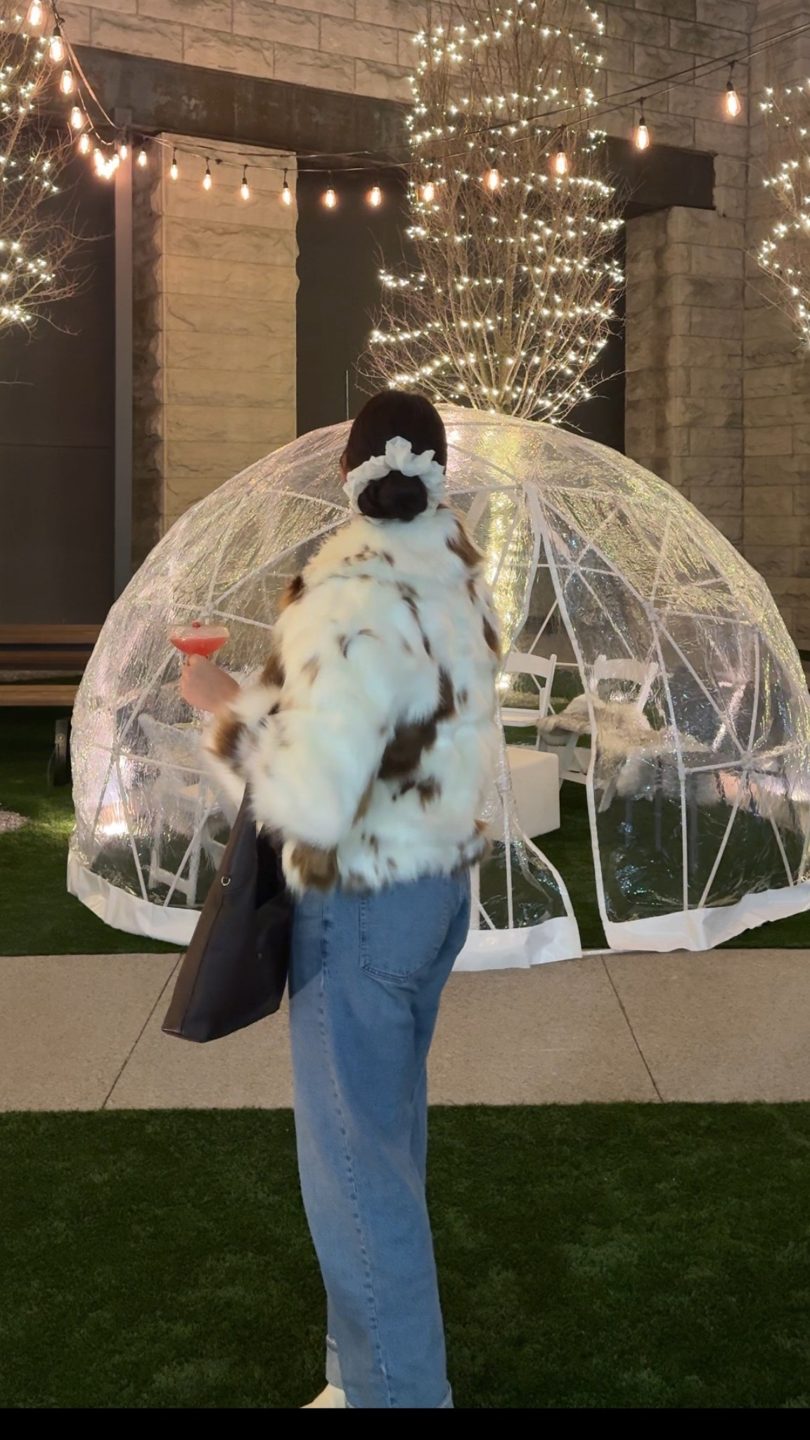 Cozy winter furs forever ❄️✨ I love this cow print jacket from Abercrombie that I got on Black Friday! 

#LTKHoliday #LTKSeasonal #LTKootd