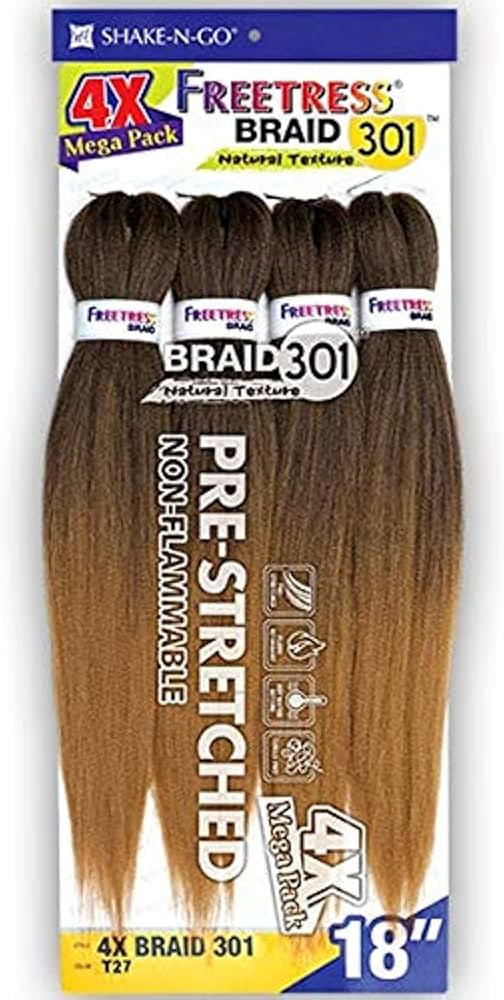 FREETRESS Synthetic Mega Pack Braid - 4X BRAID 301 18in (27) | Amazon (US)