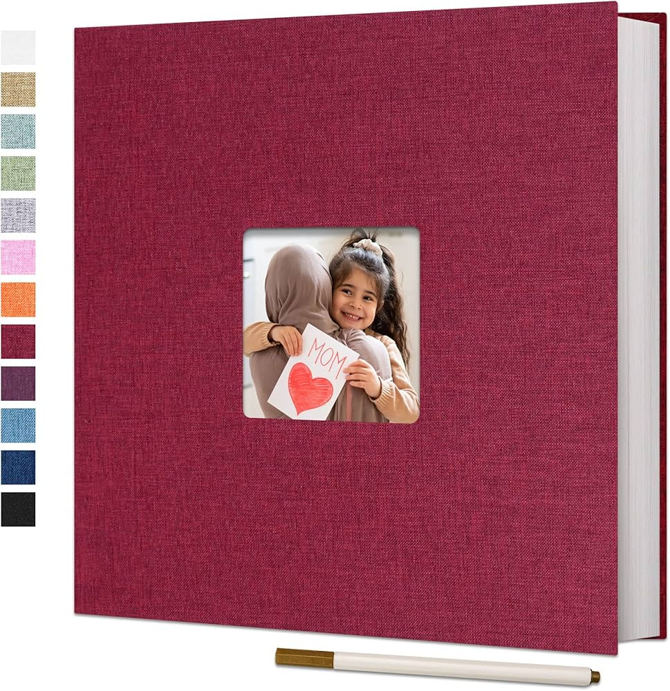 Vienrose Photo Album Self Adhesive 3x5 4x6 5x7 8.5x11 Magnetic Scrapbook Album DIY Length 11 x Wi... | Amazon (US)