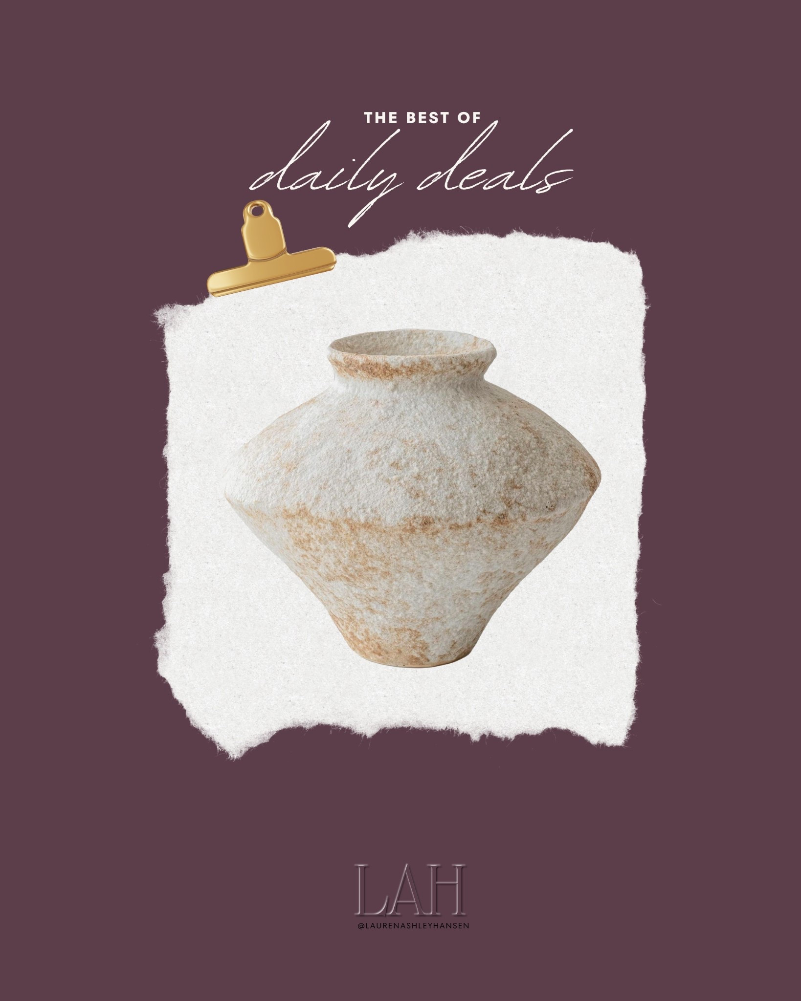 I love the texture on this rustic organic vase! The shape is beautiful, and it's perfect for adding visual interest and a pop of color (with florals)! On sale right now, too.

#LTKHome #LTKSaleAlert