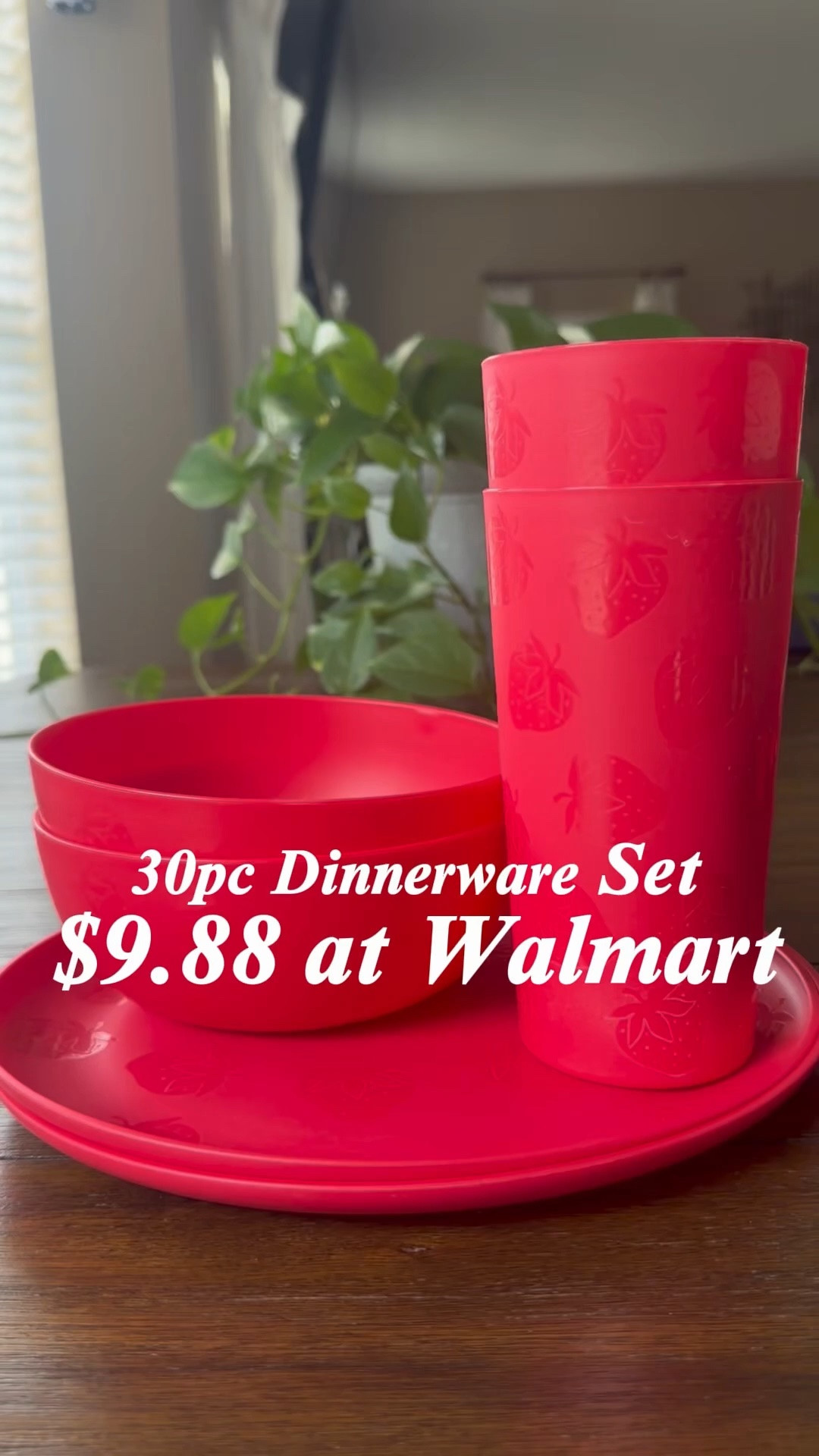 Walmart home find 👀

30pc dinnerware set for only $9.88. I didn’t realize the colors had themes… strawberry 🍓, blueberry 🫐, pears 🍐, and daisy 🌼

Such a cute option for everyday use, a housewarming gift, college apartment, or even Christmas gifting 🎁

#LTKTravel #LTKHome