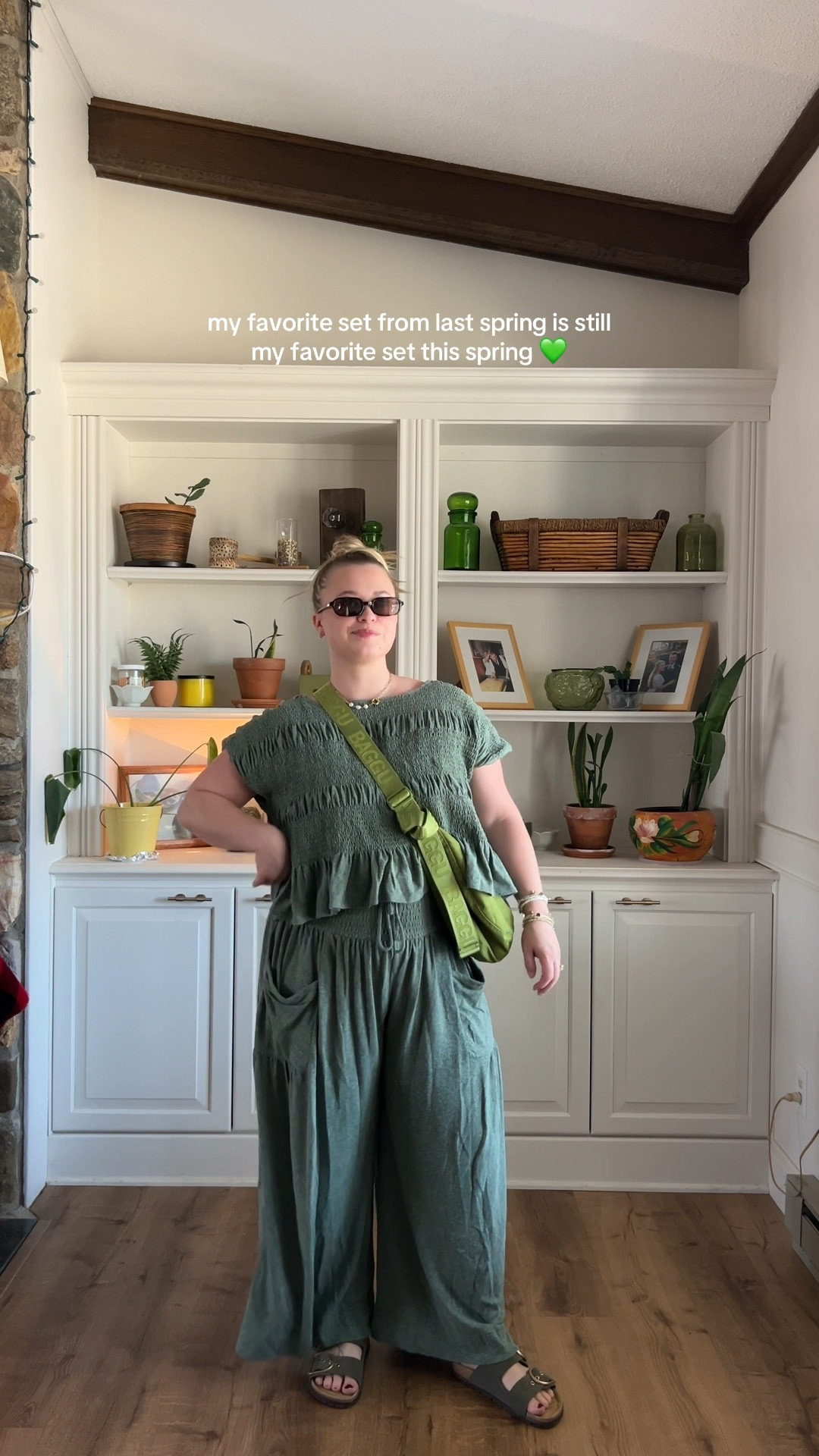 Perfection in a set 💚 

@Free People @BAGGU @Cushionaire @Amazon Fashion 

#matchingset #rileyset #ootd #whatimwearing #outfit 

#LTKgrwm #LTKootd #LTKMidsize